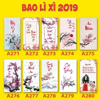 Bao Lì Xì Năm Kỷ Hợi Siêu Cưng 17K/10 Cái P3