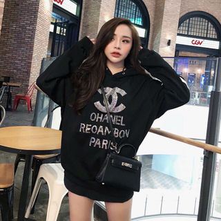 đầm thun nón đính đá
