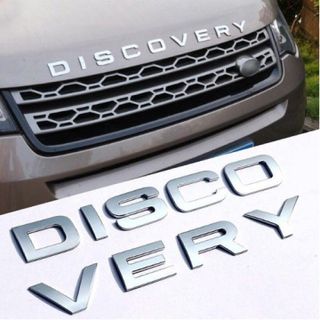 Decal tem chữ nổi Discovery dán nắp capo ô tô giá sỉ