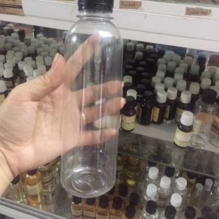 Chai nhựa tròn nắp đen - 330ml