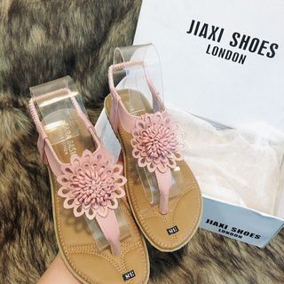 giày sandal kẹp hoa