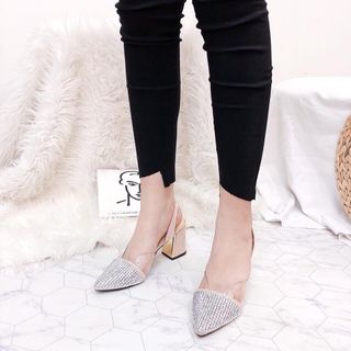 giày got vuông kim tuyến