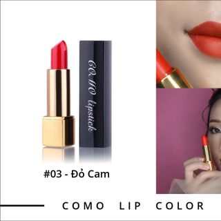 Son Sáp COMO Màu Đỏ Cam