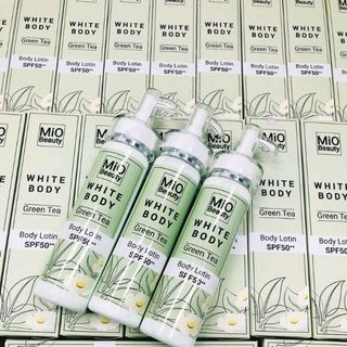 Kem Dưỡng Trắng Da Body Lotion MIO BEAUTY White Body Green Tea 200ml - Hàng Thái Lan