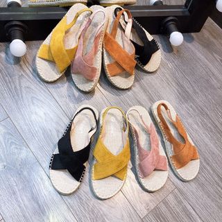 giày sandal bố thun