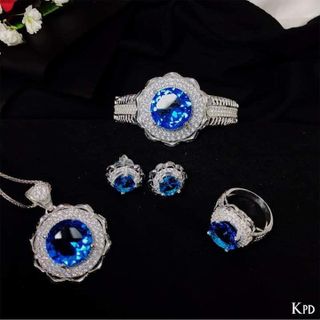 bộ trang sức bạc