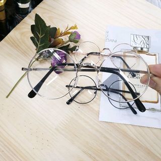 kính gọng sắt tròn 502