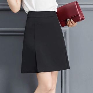 Chân váy công sở chữ A xếp 2 li thời trang