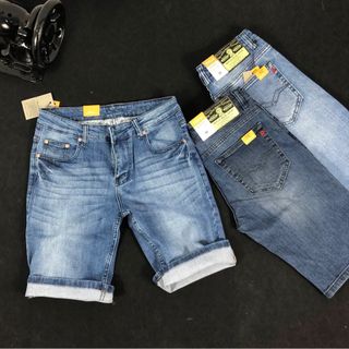 Quần short jean co giãn