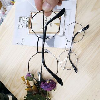 Kính gọng sắt luc giác 205