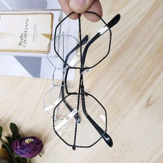 Kính gọng sắt luc giác 205