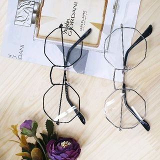 Kính gọng sắt luc giác 205