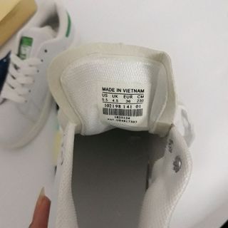 Giày stanmith gót xanh