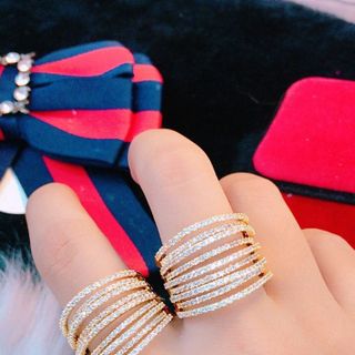 NHẪN XI MEN MẠ VÀNG