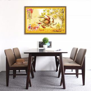 Tranh Tết Tranh Kim Tiền Tranh gỗ MDF tranh HOT giá sỉ