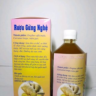 Rượu gừng nghệ hạ thổ 4 tháng