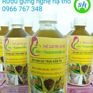 Rượu gừng nghệ hạ thổ 4 tháng