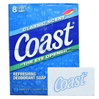 Xà Bông Tắm Coast Cục Mỹ Mẫu Mới 2018 8x113g