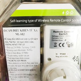 Ổ CẮM ĐIỀU KHIỂN THÔNG MINH KÈM REMOTE