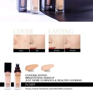Kem Nền Nee Cara Waterproof Ultra Cover Foundation N589