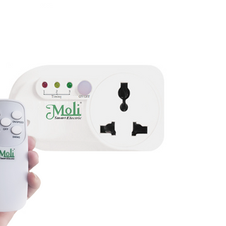 Ổ CẮM QUẠT ĐIỀU KHIỂN TẮT MỞ 3 CHỨC NĂNG BẰNG REMOTE