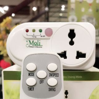 Ổ CẮM QUẠT ĐIỀU KHIỂN TẮT MỞ 3 CHỨC NĂNG BẰNG REMOTE