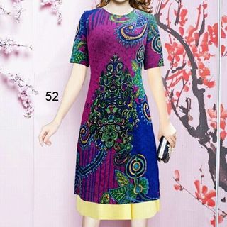 Áo dài Cách Tân Gấm thun