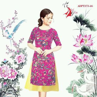Áo dài Cách Tân Gấm thun