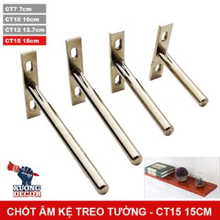 Chốt âm kệ treo tường CT15cm bộ 2 cái