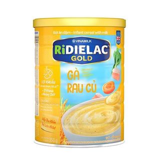 Bột ăn dặm RIDIELAC GOLD Gà rau củ - Hộp thiếc 350g giá sỉ