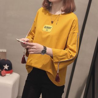 Áo kiểu nữ from rộng điểm nhấn bên tay áo vô cùng cá tính 103