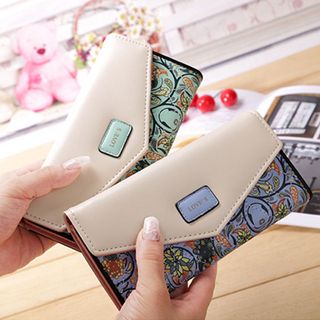 Ví cầm tay nữ nhiều ngăn hoa văn tinh tế độc đáo dễ dàng phối đồ 800