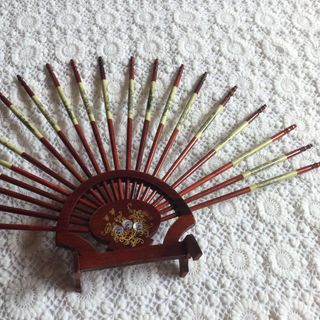 Đũa trang trí bàn thờ gia tiên gỗ hương 100