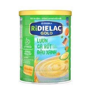 Bột ăn dặm RIDIELAC GOLD Lươn cà rốt đậu xanh - Hộp thiếc 350g giá sỉ