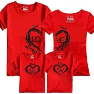 áo gia đình love ghép