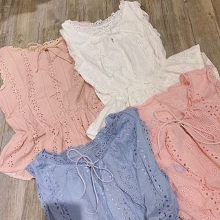 áo xô lỗ cột nơ