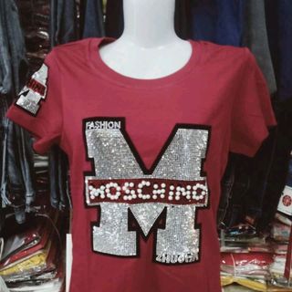 áo cotton đính đá