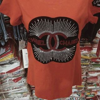 áo cotton đính đá