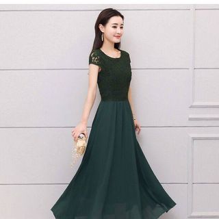 ĐẦM XOÈ VINTAGE PHỐI REN - DT812