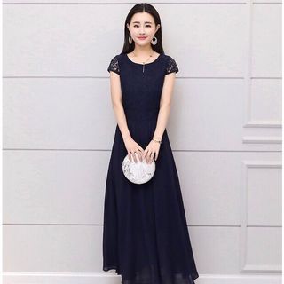 ĐẦM XOÈ VINTAGE PHỐI REN - DT812