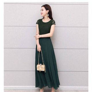 ĐẦM XOÈ VINTAGE PHỐI REN - DT812