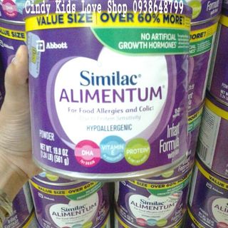 Sữa Alimentum 561g 0-12 tháng có bill Mỹ