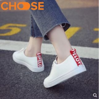 Giày Lười Nữ Trắng Bata/Sneaker Nữ Phong Cách Hot Mùa Đông Năm Nay 0402