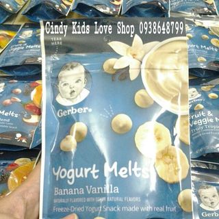 Sữa chua khô Gerber của Mỹ