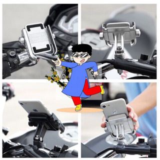 kẹp điện thoại trên xe máy bằng sắt