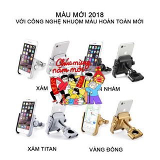 kẹp điện thoại trên xe máy bằng sắt