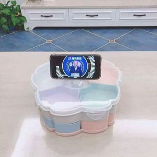 Khay mứt xoay 2 tầng