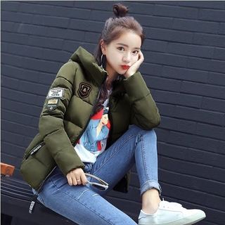 Áo phao thêu logo mẫu mới