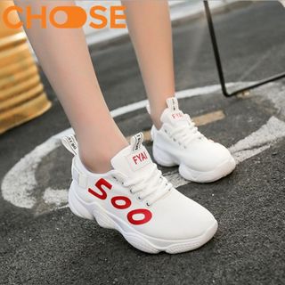 Giày Nữ Trắng/Thể Thao Độn Đế FASHION Kiểu Dáng Năng Động Hiện Đại Mẫu Hot 1407 giá sỉ