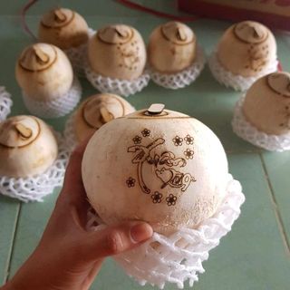 Dừa điêu khắc